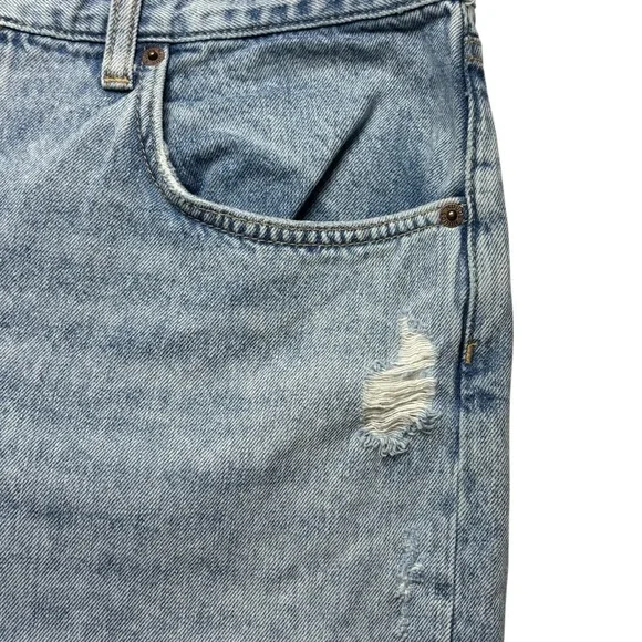 Nuuds The Straight Jeans Classic Fit Size 32 Ranger Wash Distressed 29” Inseam - Picture 9 of 16